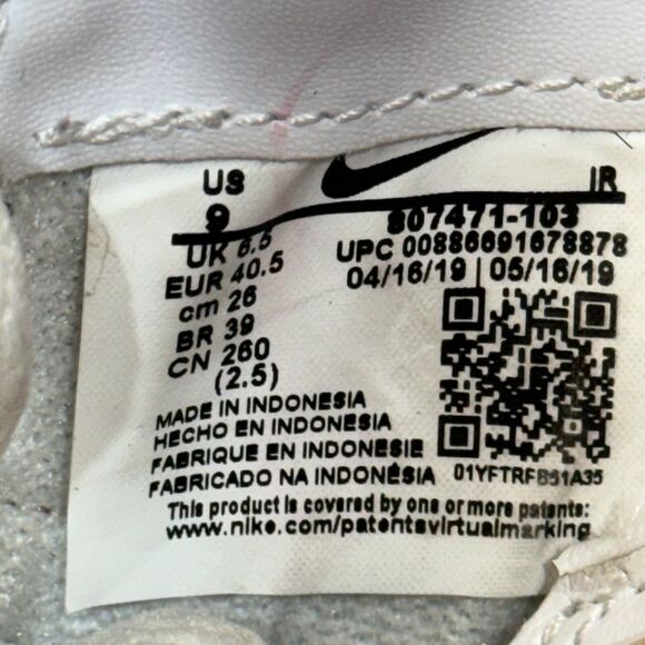 Nike Classic Cortez Shoes Women 9 White Forrest Gump Long Distance Running Train - Picture 11 of 16